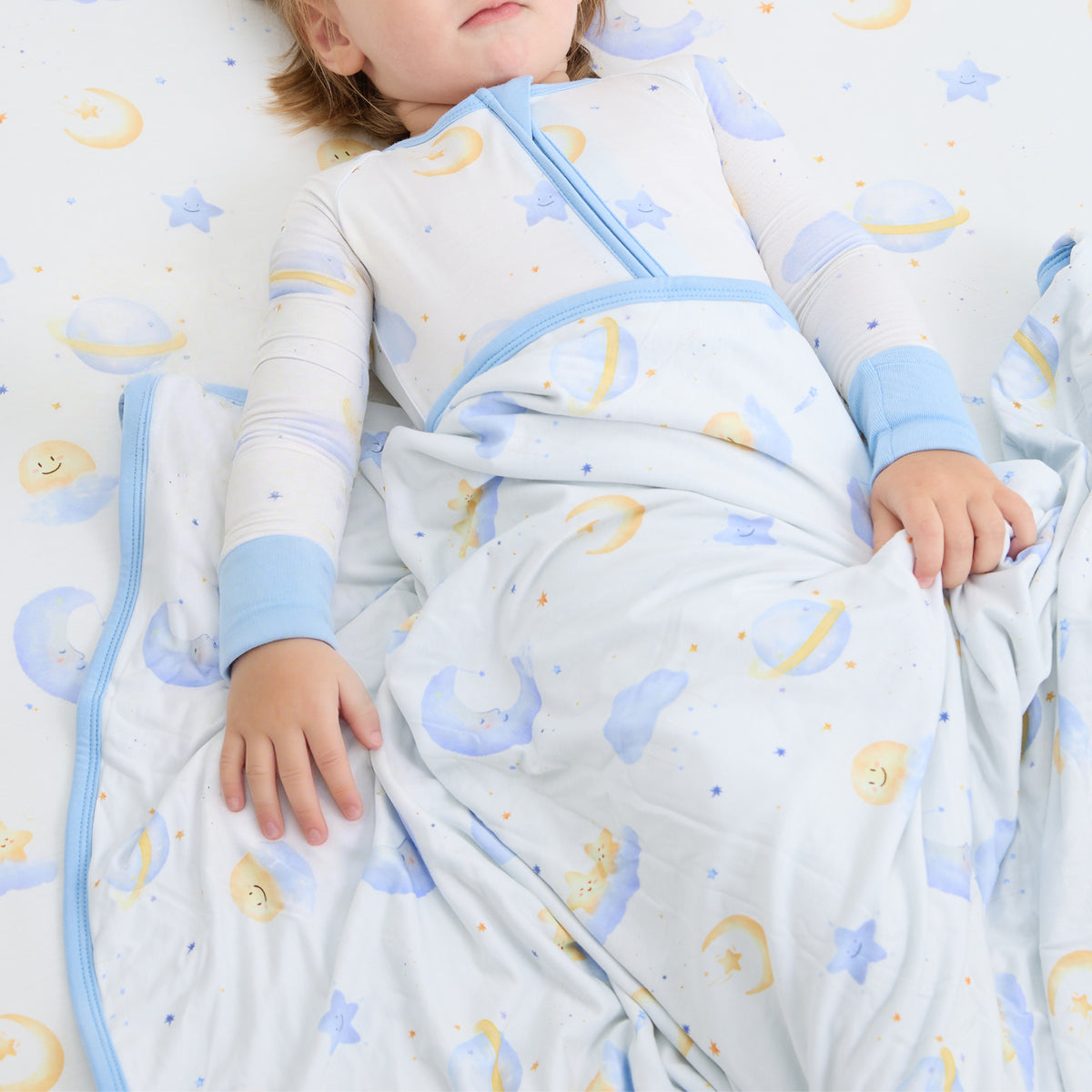 Starry Night Large Bamboo Cuddle Blanket