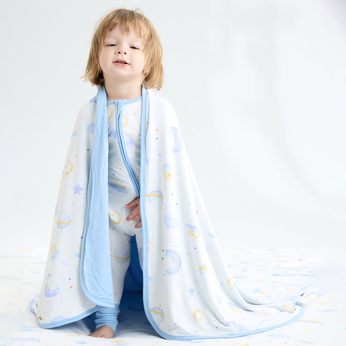 Starry Night Large Bamboo Cuddle Blanket