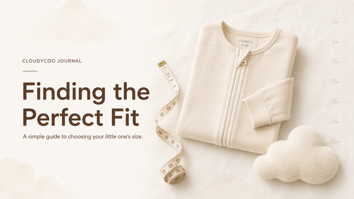 CloudyCoo Zippy Size Guide: How to Choose the Right Baby Pajama Size