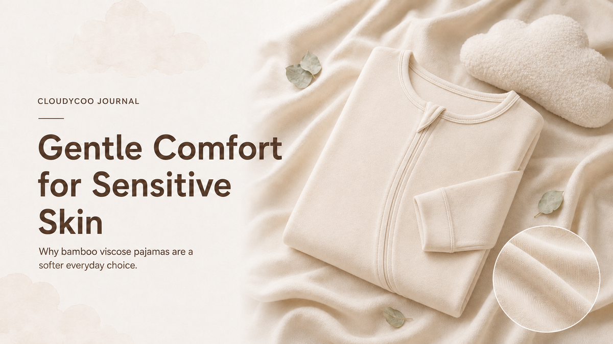 Why Bamboo Viscose Baby Pajamas Are a Gentle Choice for Eczema-Prone & Sensitive Skin