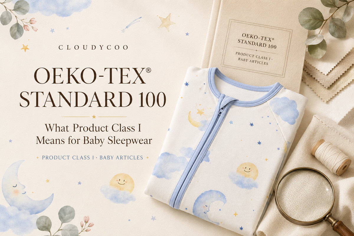 OEKO-TEX® STANDARD 100 Product Class I: What It Means for Baby Sleepwear