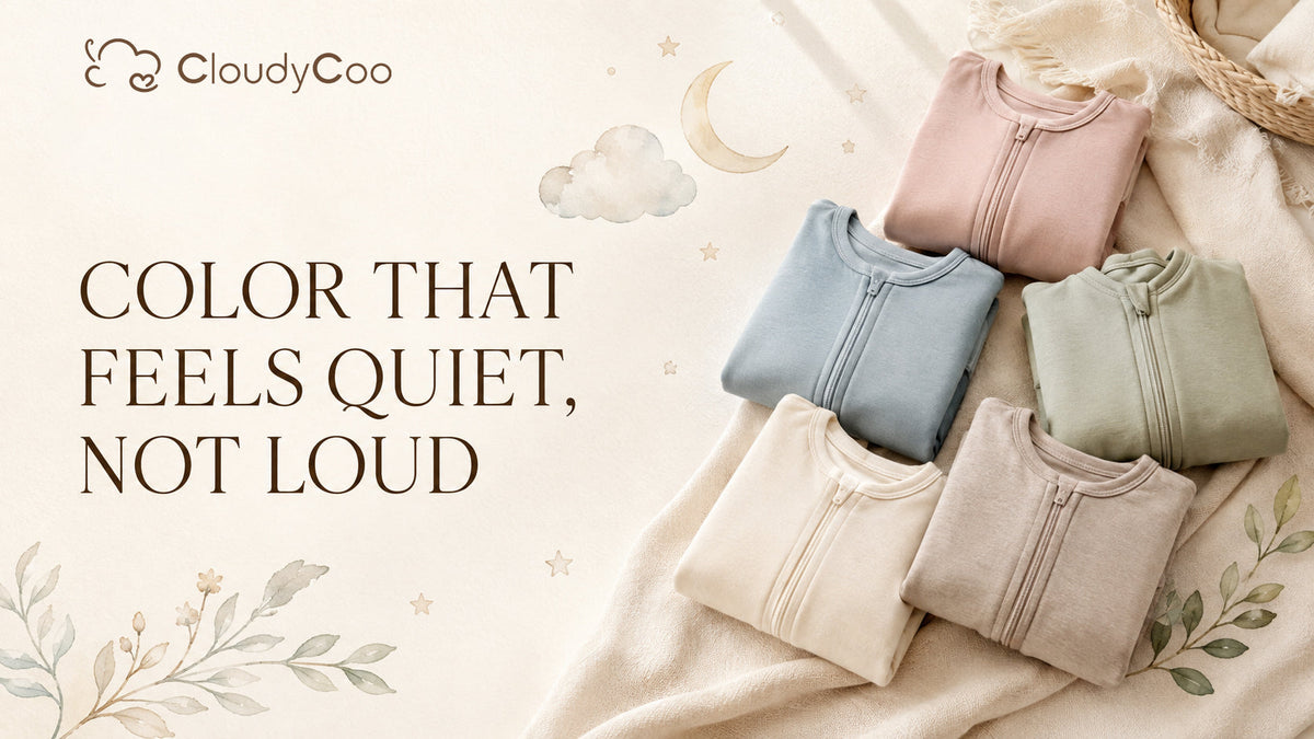 Why We Chose Soft Morandi Colors for CloudyCoo Babywear