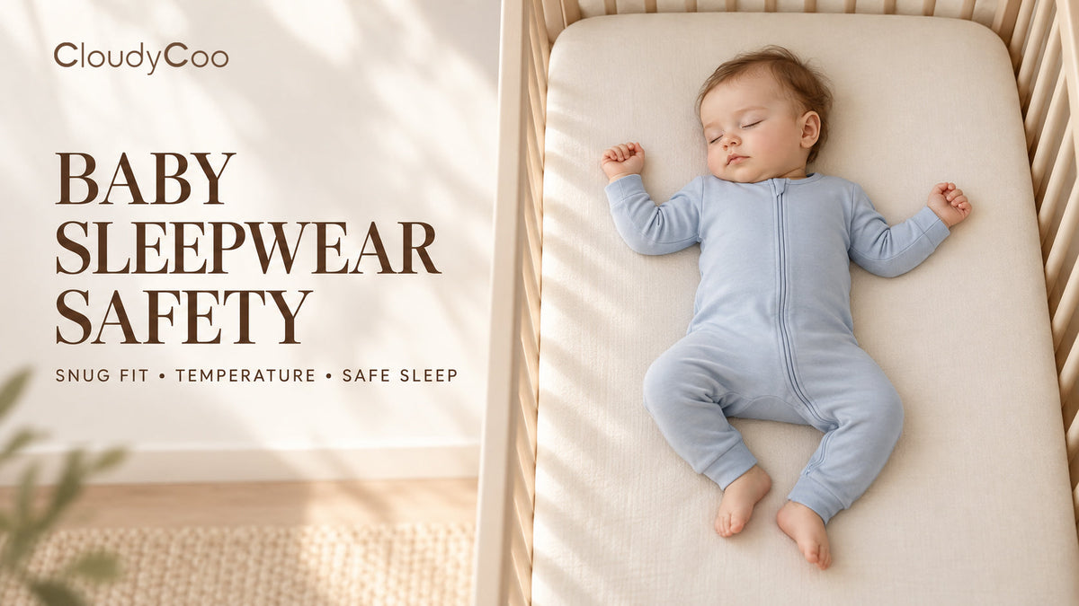Baby Sleepwear Safety: Snug Fit, Temperature & Safe Sleep Basics