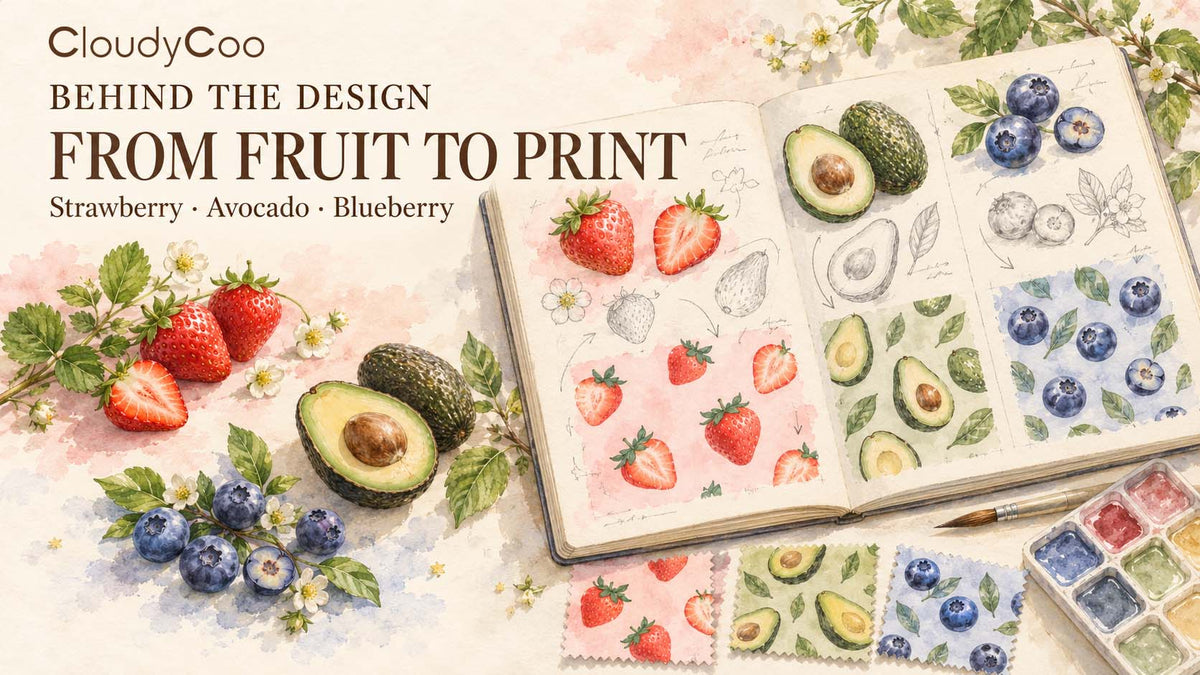 From Fruit to Print: The Story Behind Our Strawberry, Avocado & Blueberry Zippies